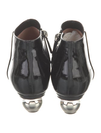 Alchimia Di Ballin Patent Leather Chelsea Boots