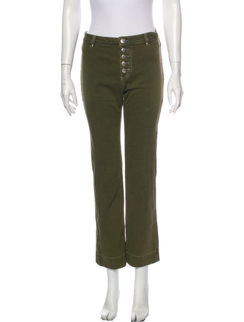 Alexachung Straight Leg Pants Green