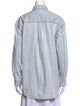 ALEXACHUNG Long Sleeve Button-Up Top