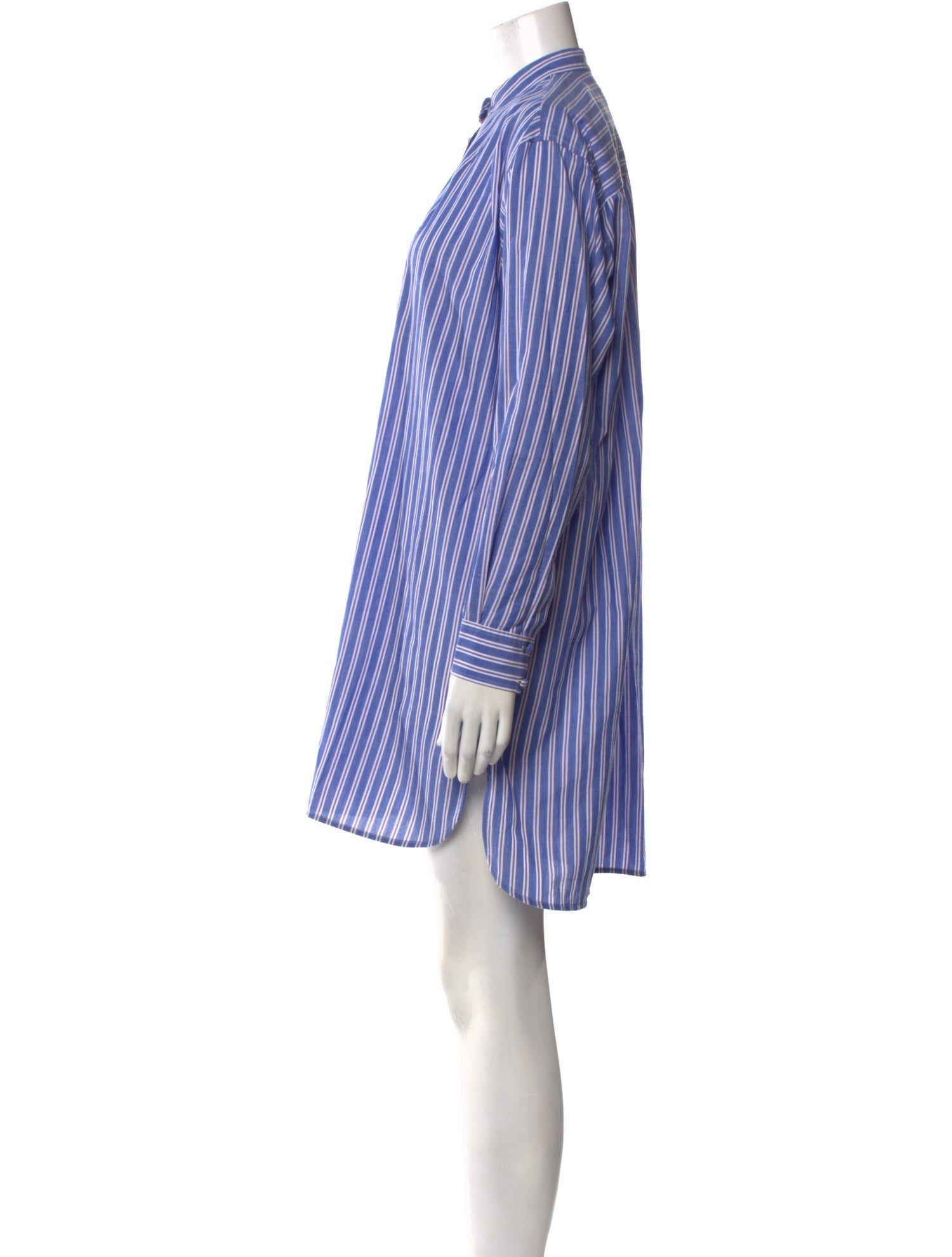 ALEXACHUNG Striped Mini Dress