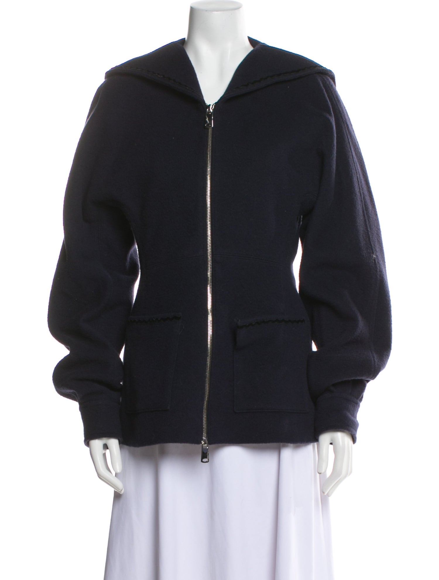 ALEXACHUNG Wool Bomber Jacket