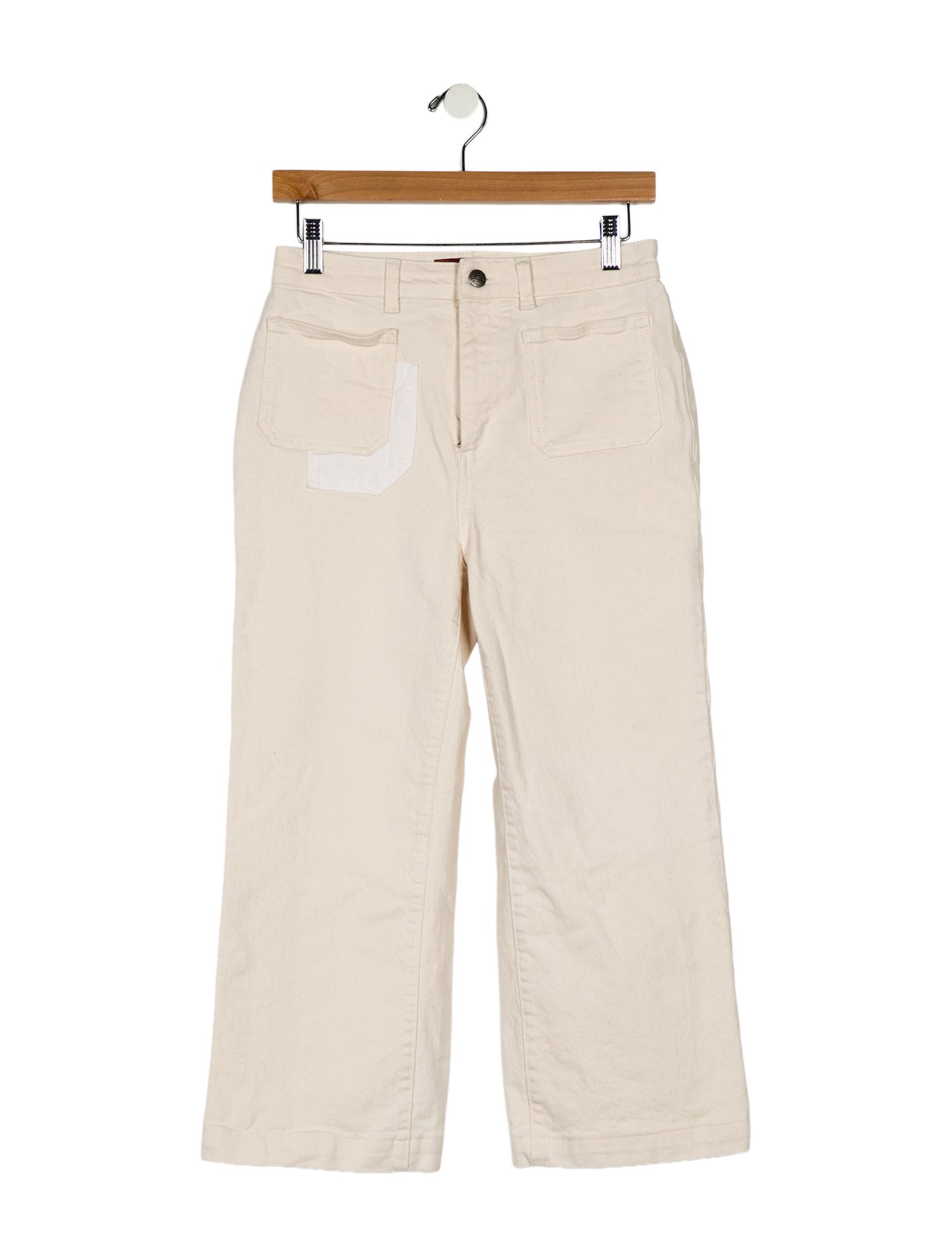 ALEXACHUNG High-Rise Wide Leg Jeans