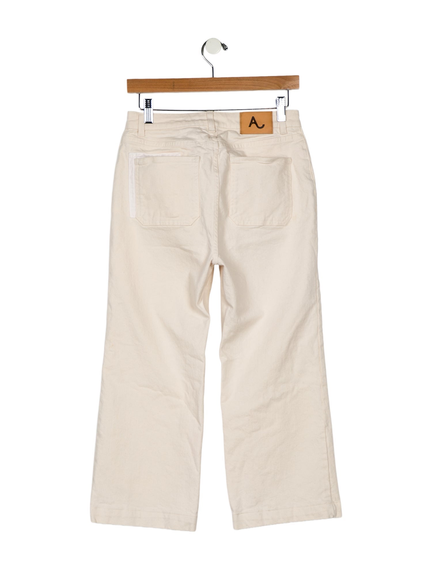 ALEXACHUNG High-Rise Wide Leg Jeans