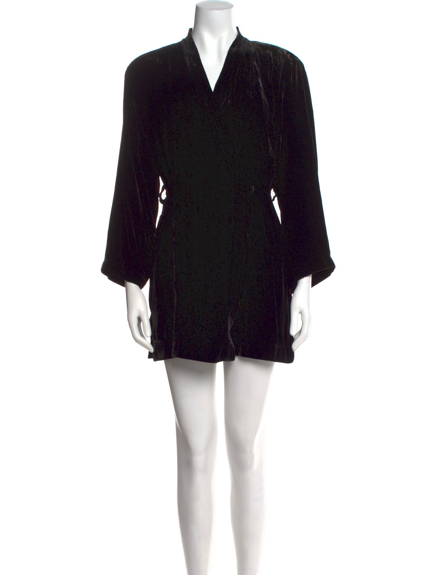 ALEXACHUNG Printed Mini Dress