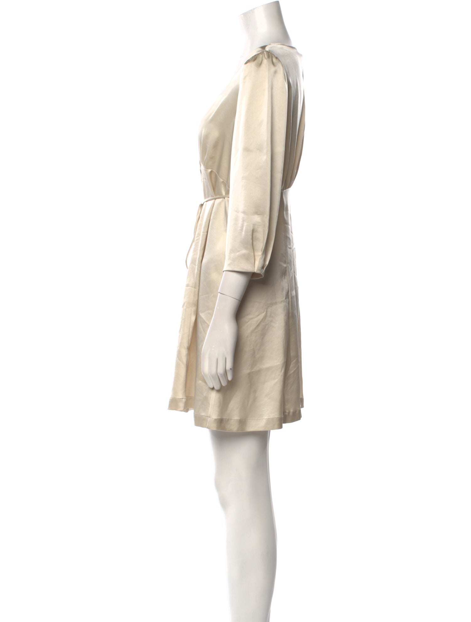 ALEXACHUNG Scoop Neck Mini Dress w/ Tags