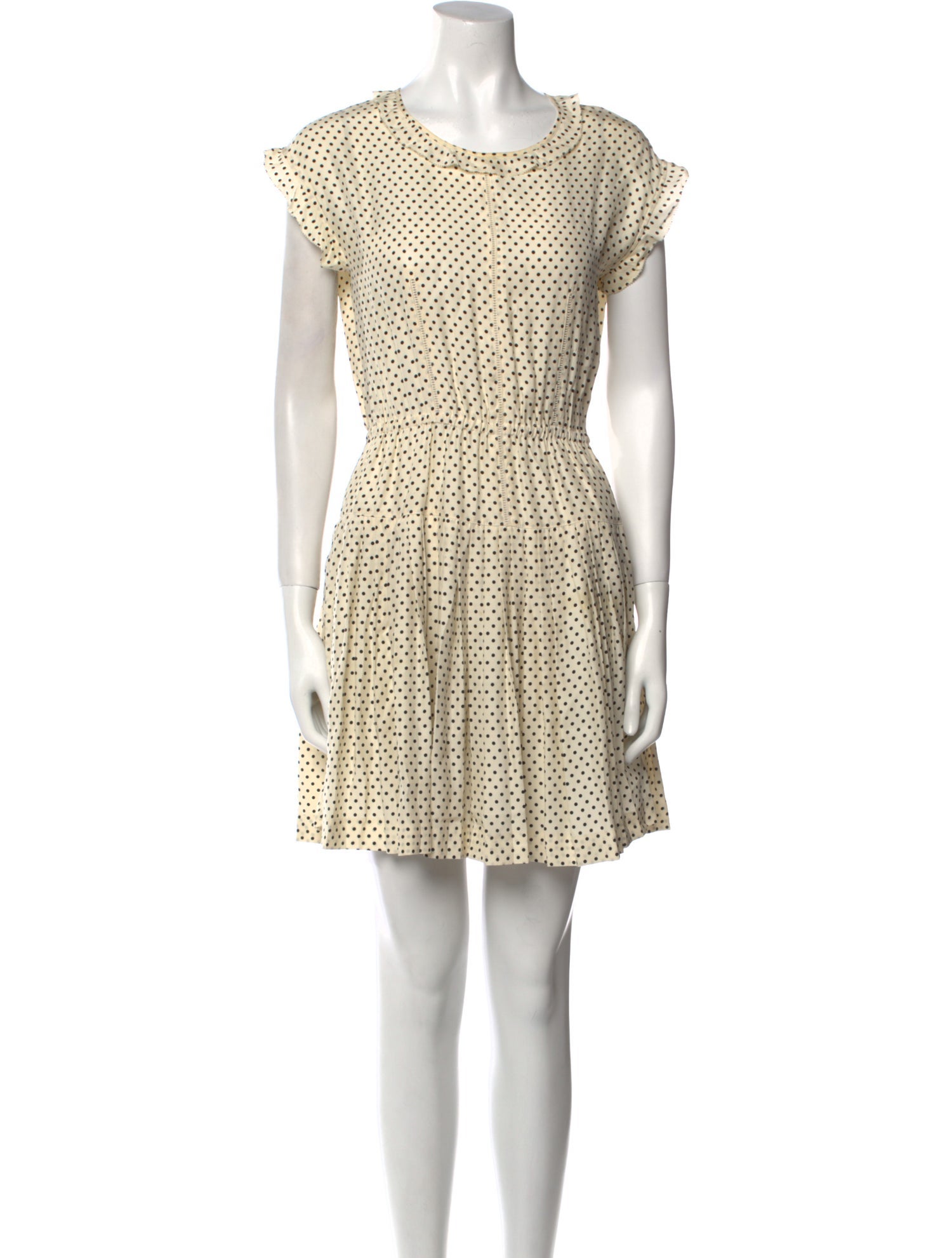 ALEXACHUNG Silk Mini Dress