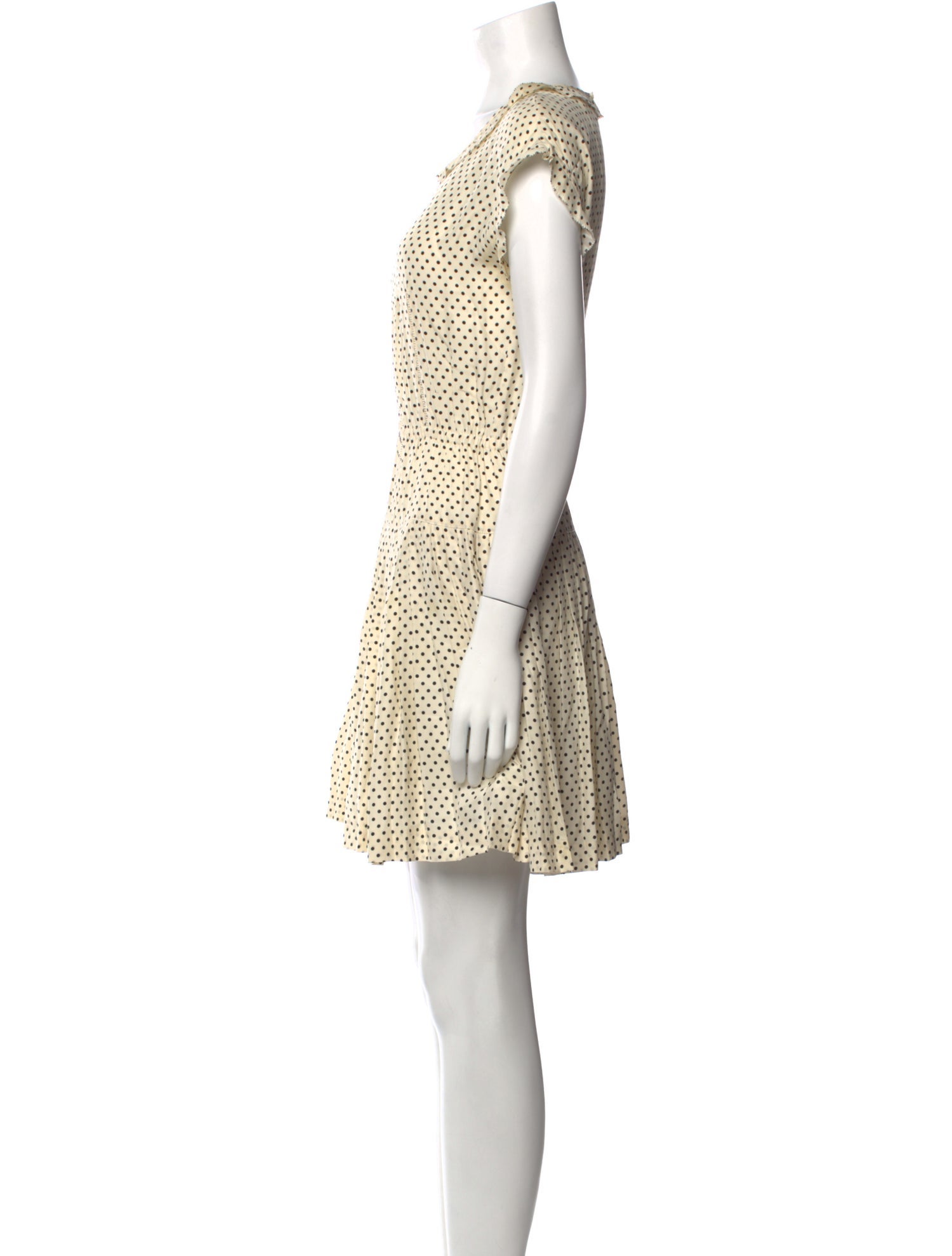 ALEXACHUNG Silk Mini Dress