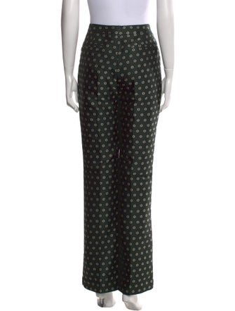 ALEXACHUNG Printed Wide Leg Pants