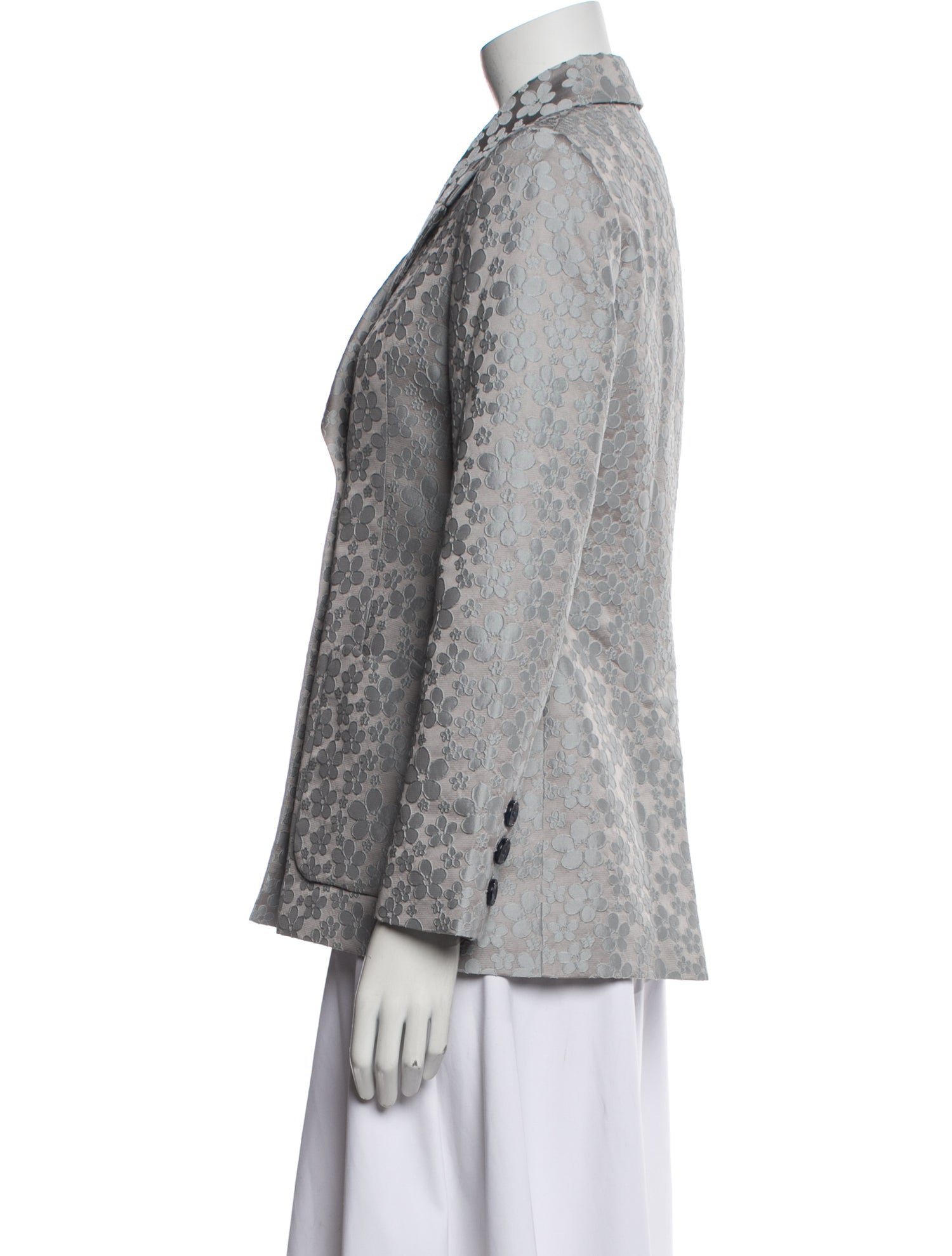 ALEXACHUNG Lace Pattern Blazer