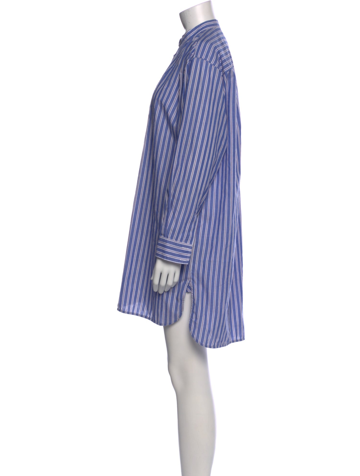 ALEXACHUNG Striped Mini Dress