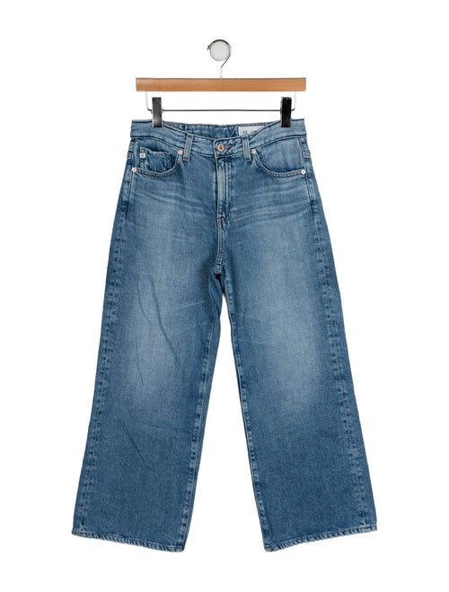 ALEXACHUNG Mid-Rise Wide Leg Jeans