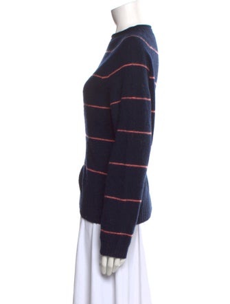 ALEXACHUNG Wool Striped Sweater