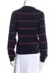 ALEXACHUNG Wool Striped Sweater
