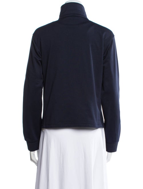 ALEXACHUNG Striped Biker Jacket