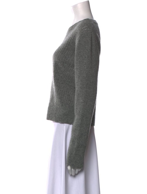 ALEXACHUNG Wool Crew Neck Sweater