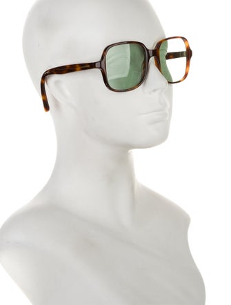 ALEXACHUNG Square Tinted Sunglasses