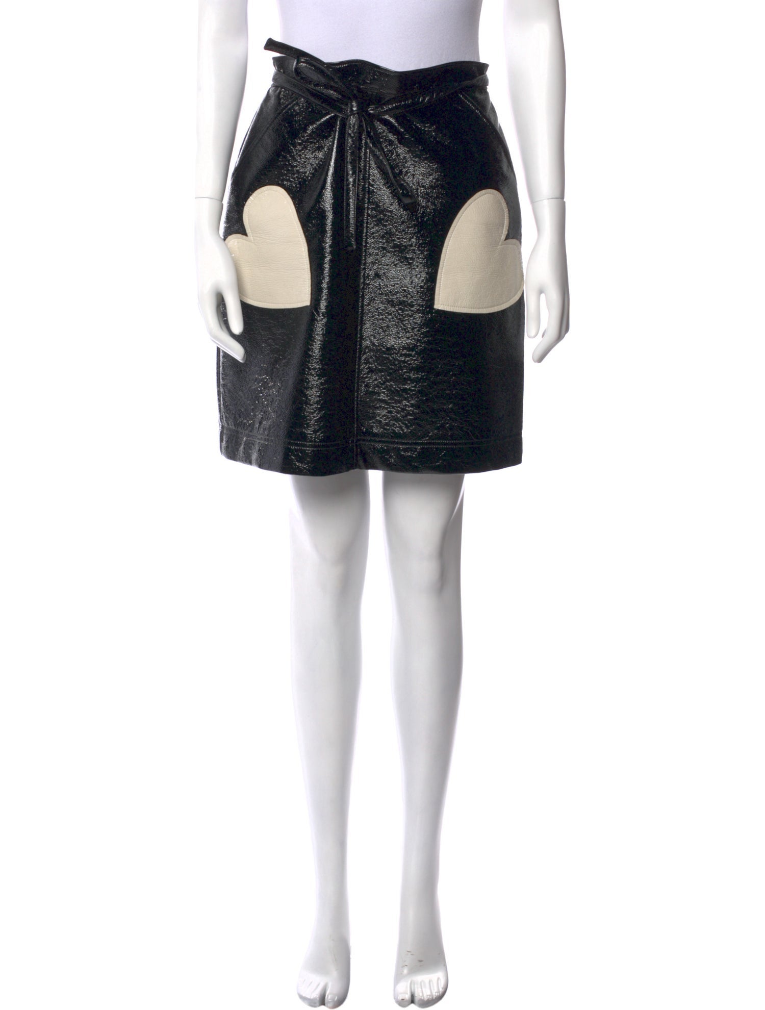 ALEXACHUNG Graphic Print Knee-Length Skirt