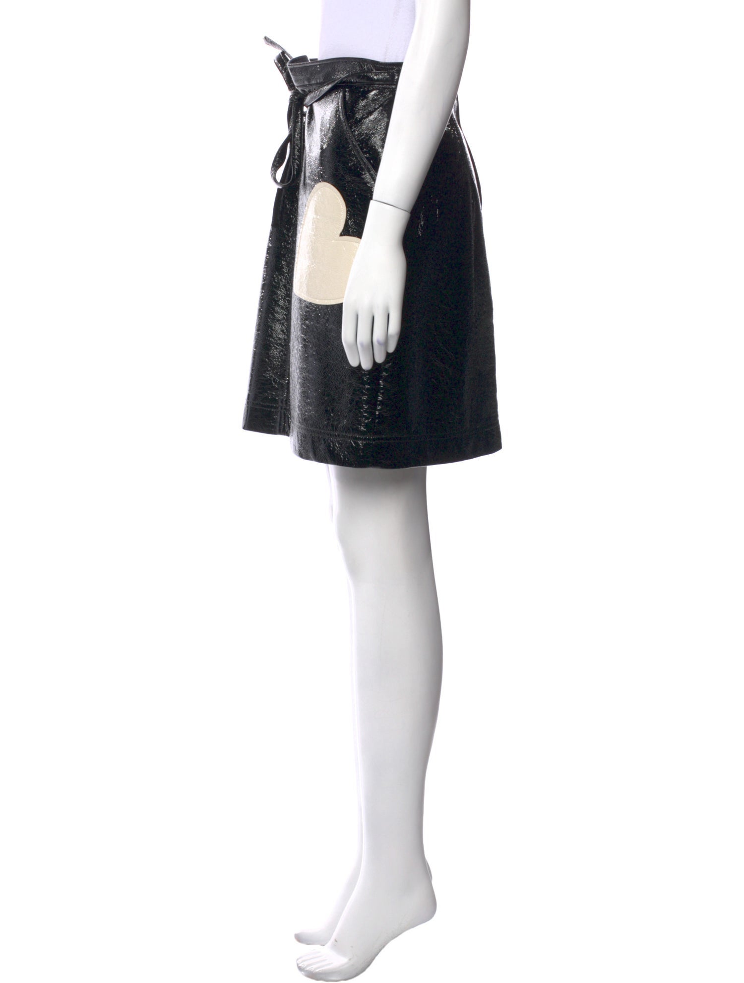 ALEXACHUNG Graphic Print Knee-Length Skirt