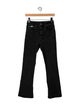 ALEXACHUNG Mid-Rise Straight Leg Jeans