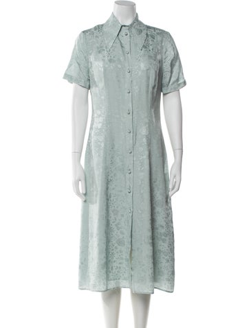 Pre-owned Alexa Chung Midi Length Dress In Blue