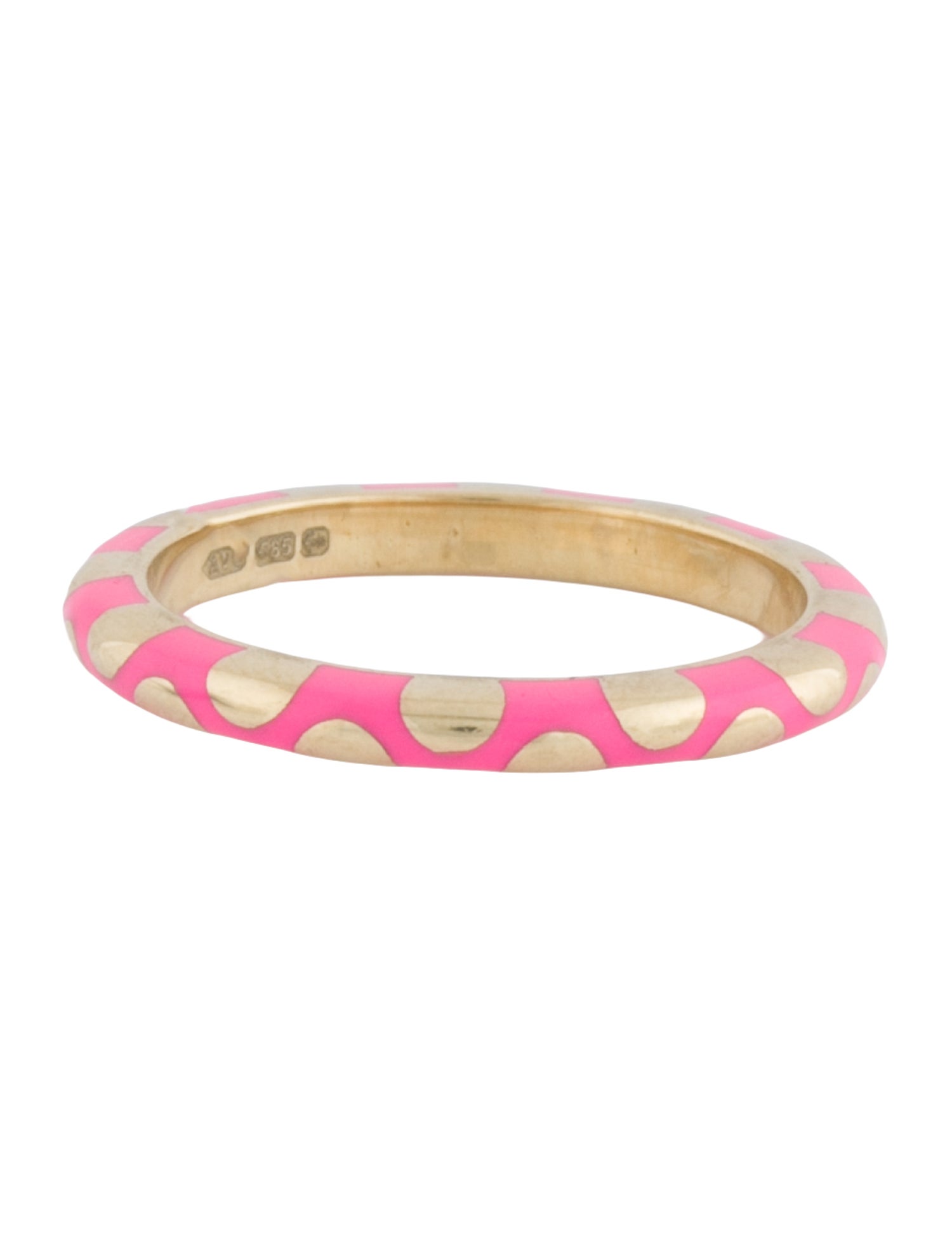 Alice Cicolini 14K Enamel Memphis Dot Band