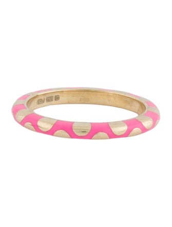 Alice Cicolini 14K Enamel Memphis Dot Band