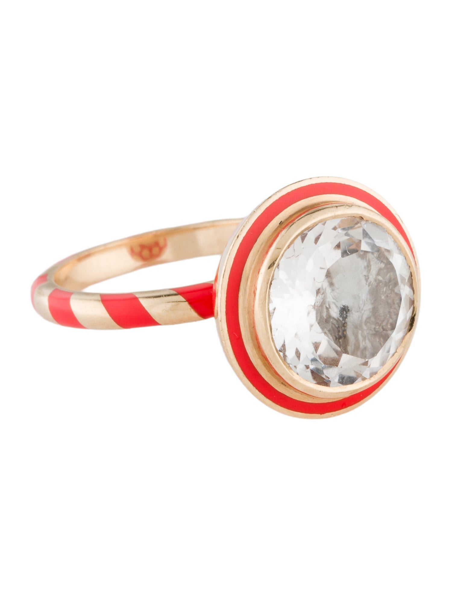 Alice Cicolini 14K Topaz Candy Lacquer Totem Ring