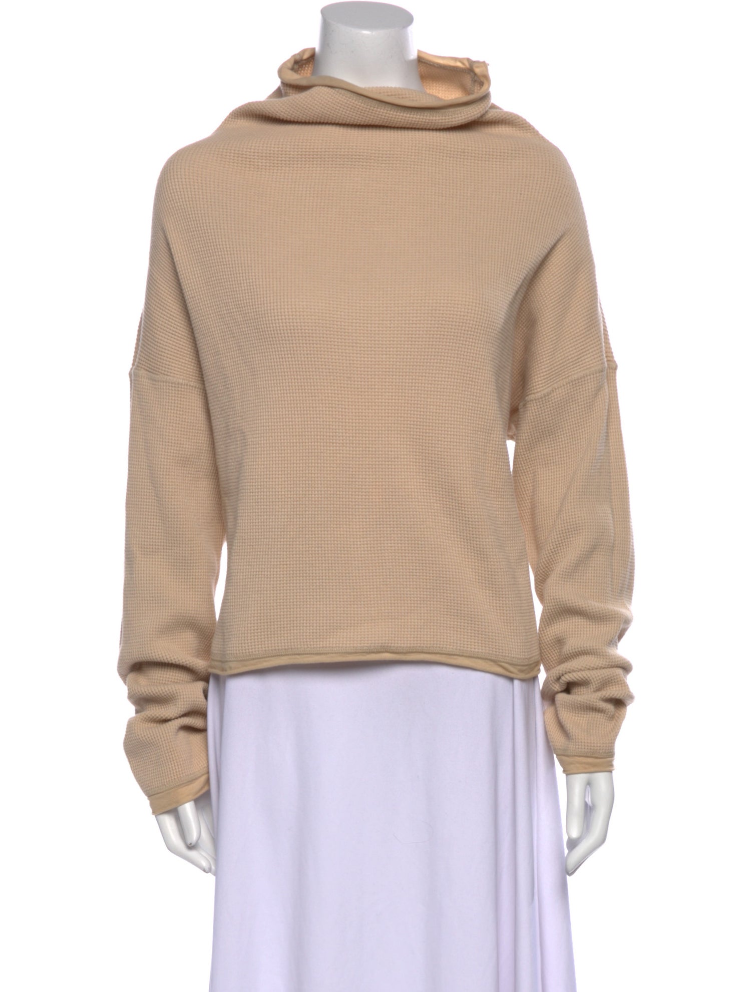 Alabama Chanin Turtleneck Long Sleeve Sweatshirt