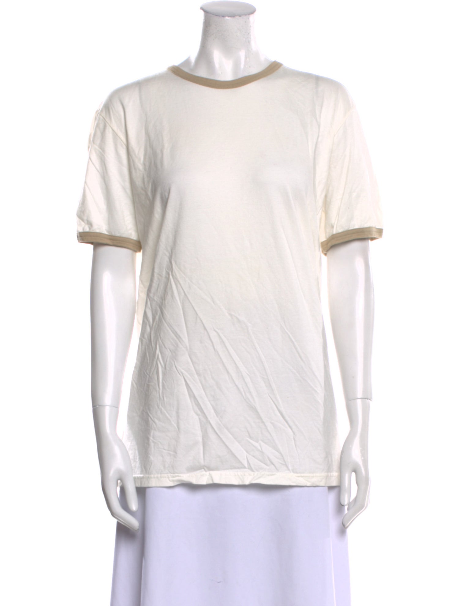 Alabama Chanin Crew Neck Short Sleeve T-Shirt