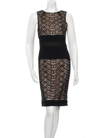 Alessandro Dell'Acqua Lace Sheath Dress