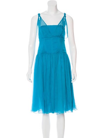 Alessandro Dell'Acqua Chiffon Swing Dress