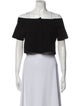 Alessandro Dell'Acqua Off-The-Shoulder Short Sleeve Crop Top