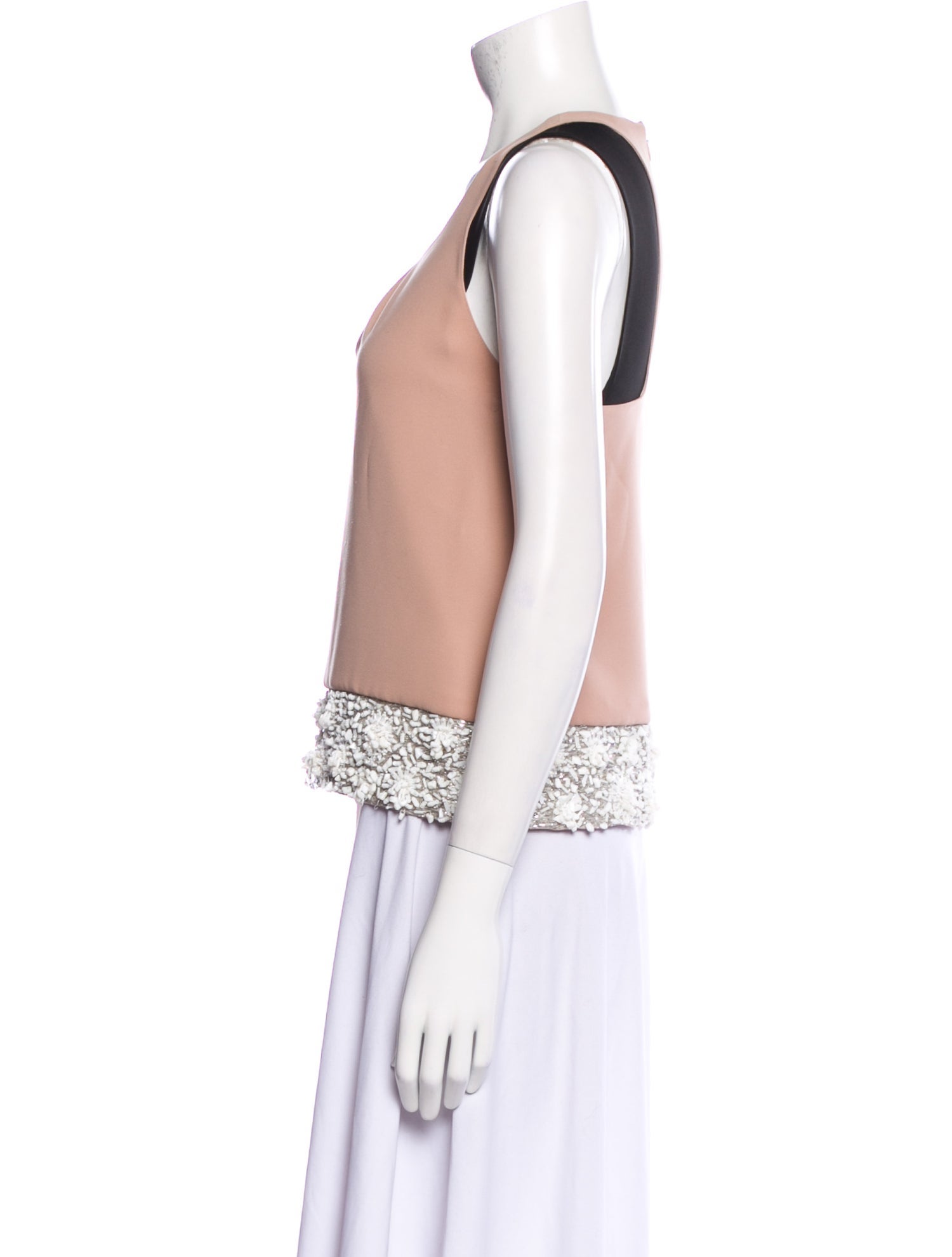 Alessandro Dell'Acqua Scoop Neck Sleeveless Top