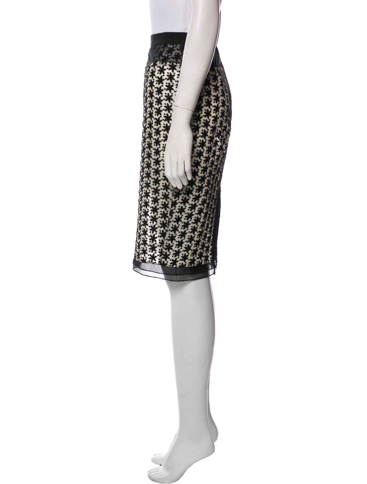 Alessandro Dell'Acqua Printed Knee-Length Skirt