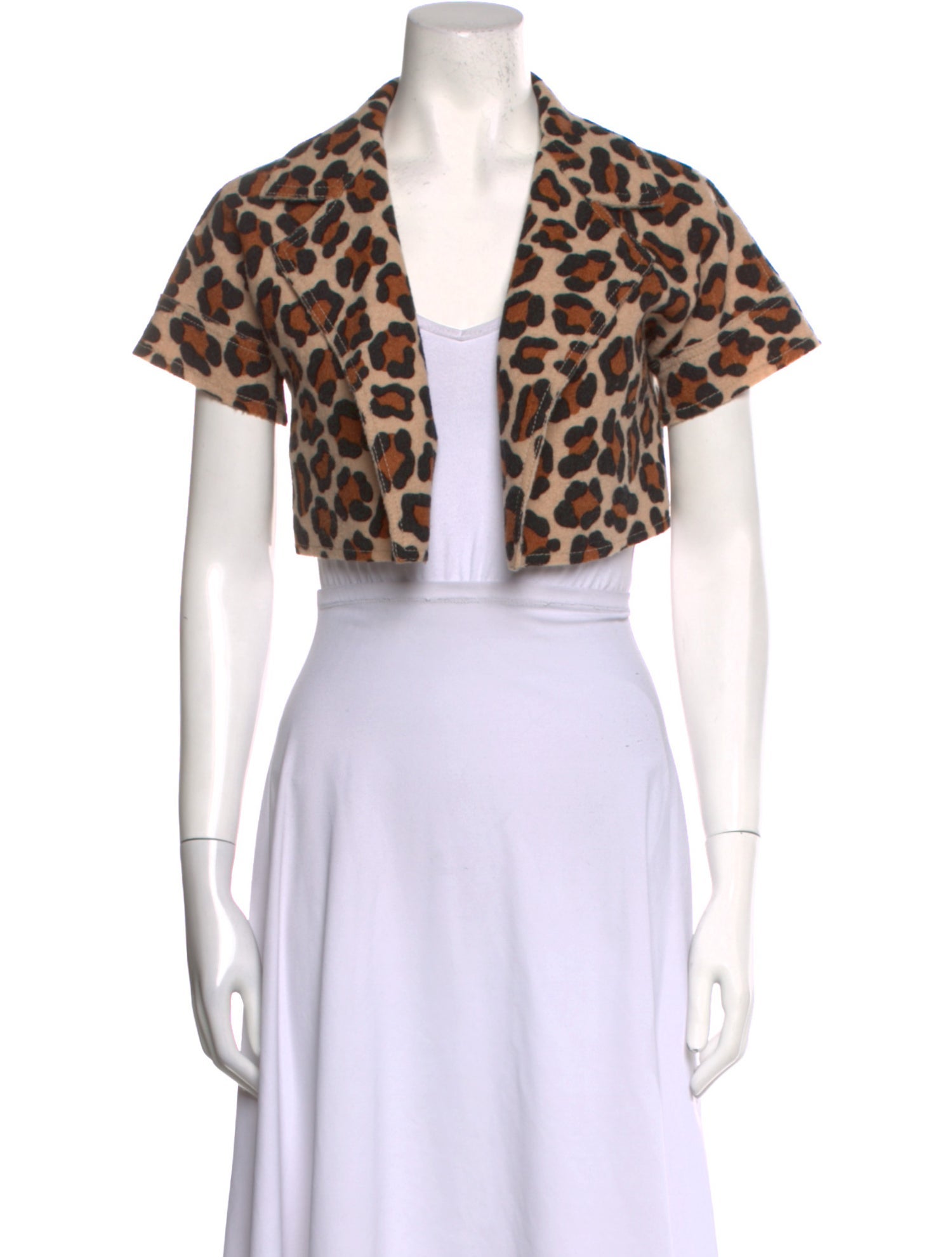 Alessandro Dell'Acqua Virgin Wool Animal Print Sweater