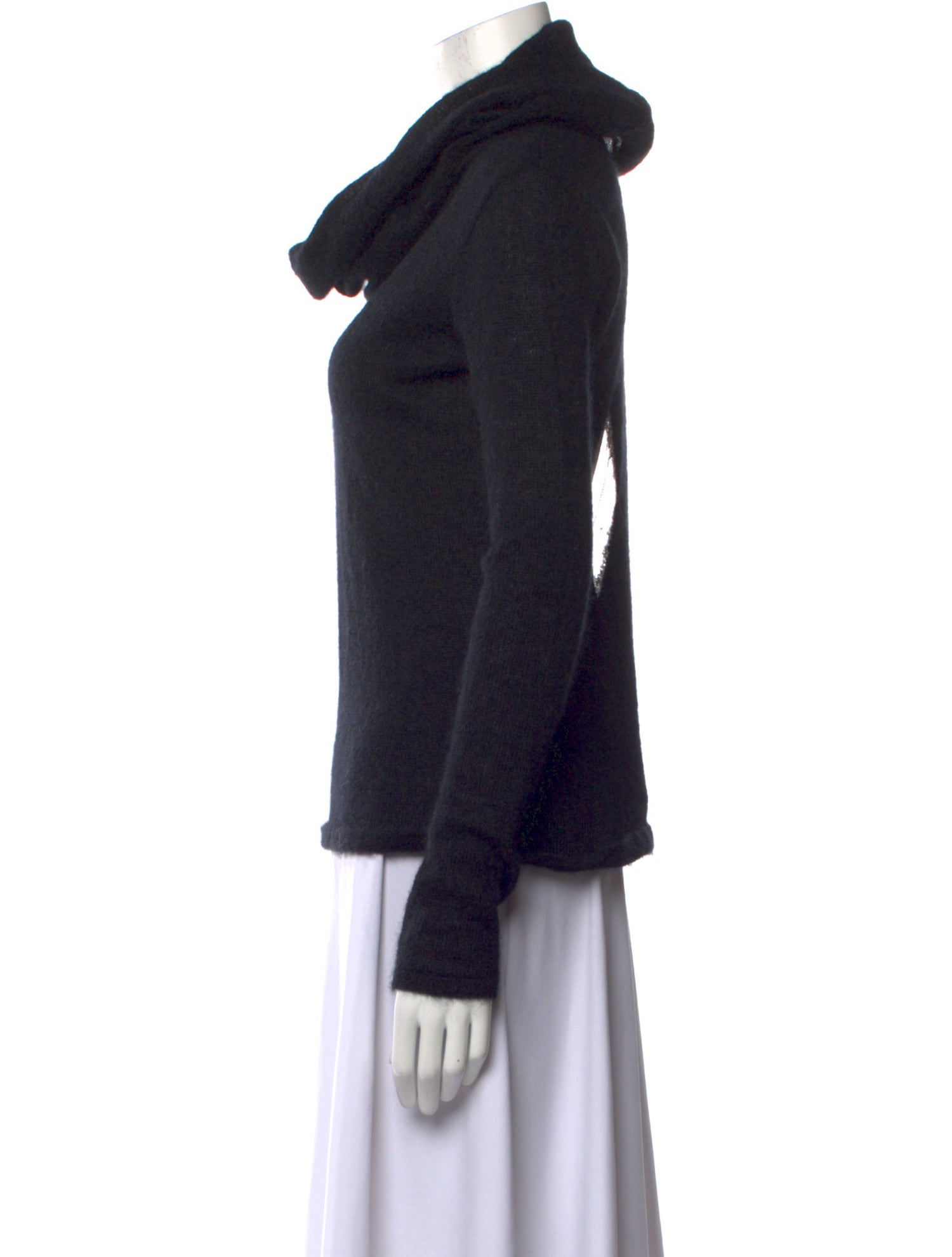 Alessandro Dell'Acqua Virgin Wool Cowl Neck Sweater