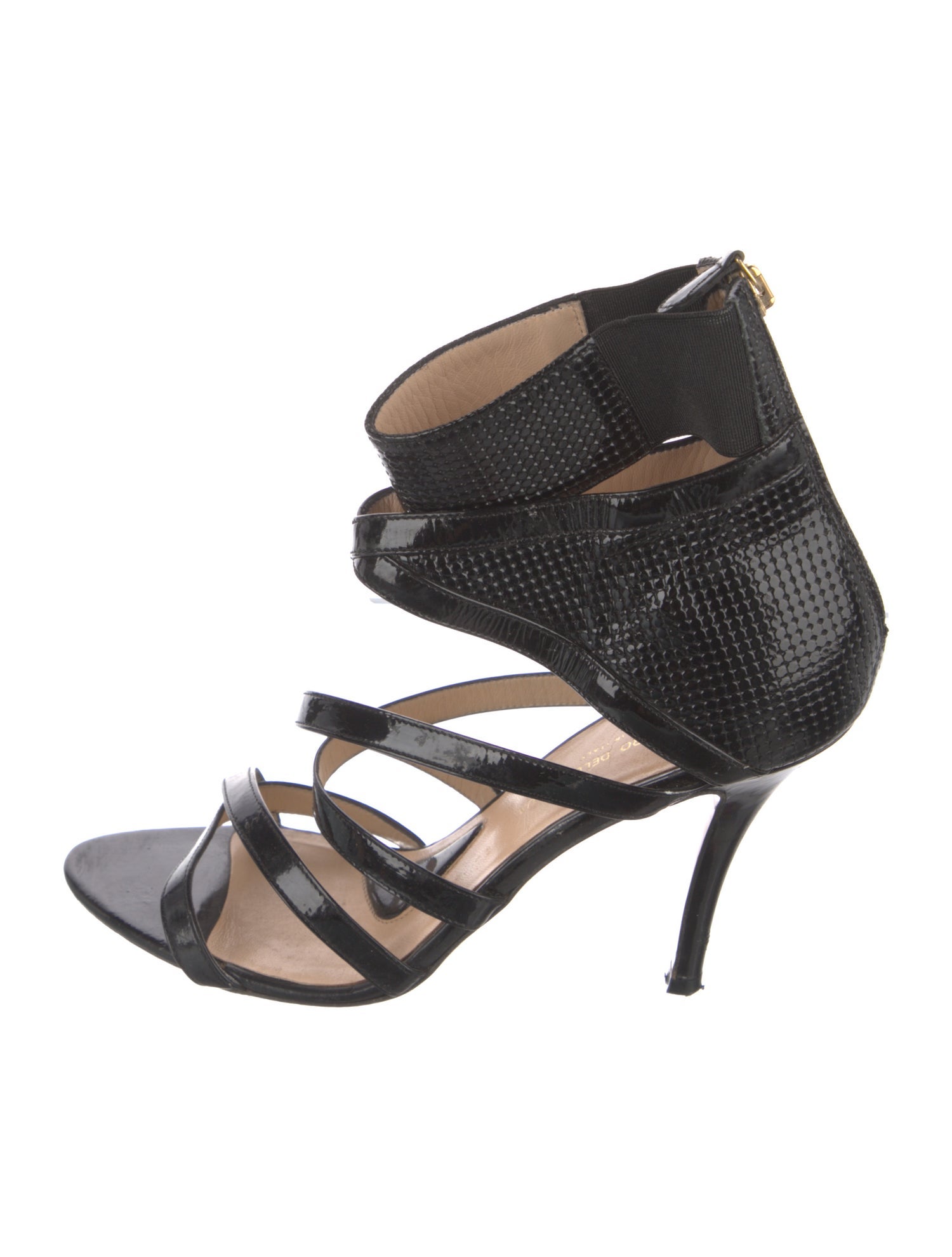 Alessandro Dell'Acqua Patent Leather Sandals