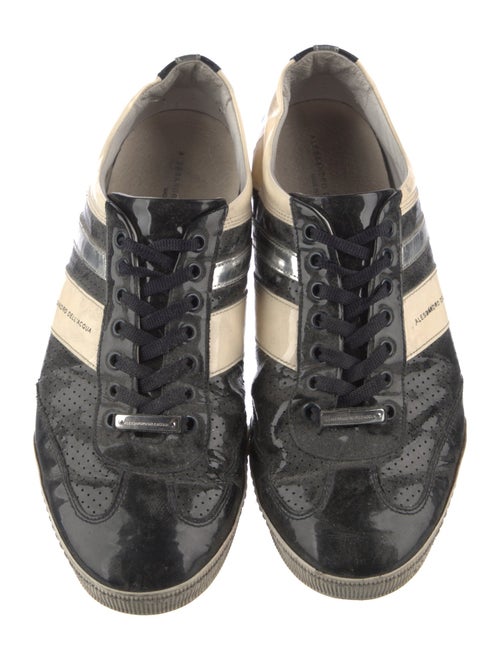 Alessandro Dell'Acqua Patent Leather Printed Sneakers