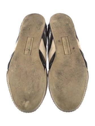 Alessandro Dell'Acqua Patent Leather Printed Sneakers