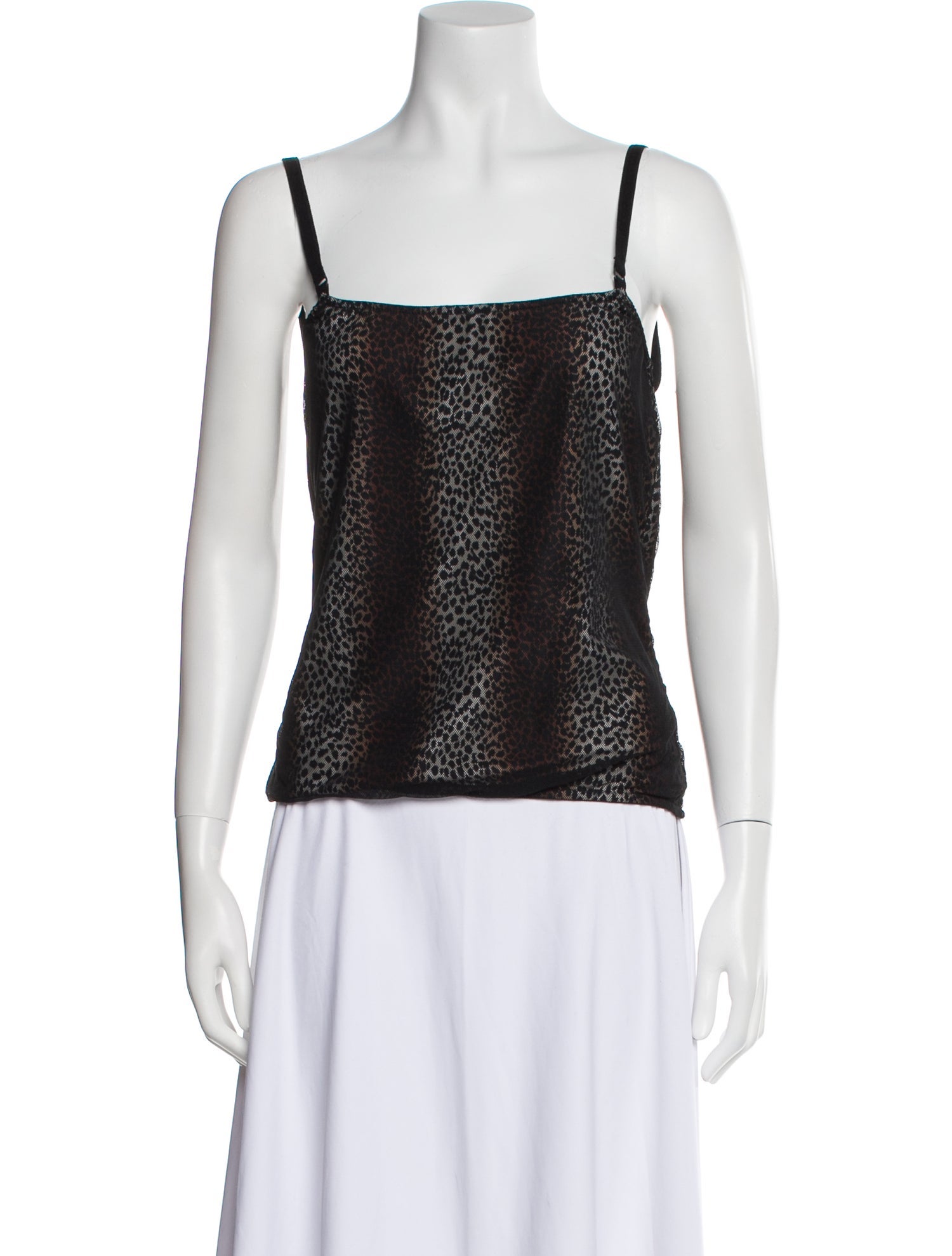Alessandro Dell'Acqua Square Neckline Sleeveless Top