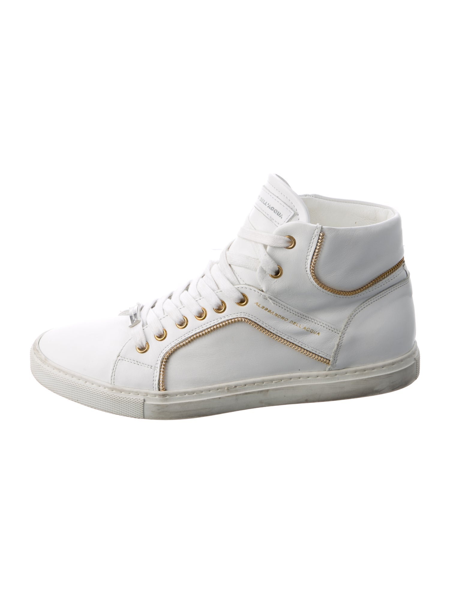 Alessandro Dell'Acqua Leather Sneakers