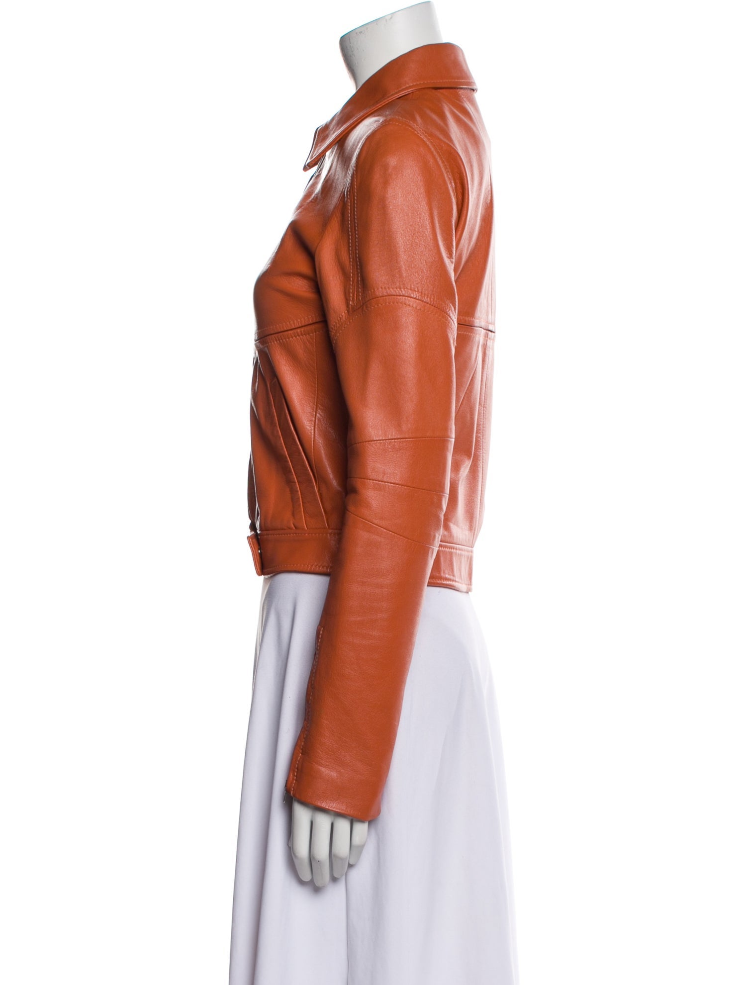 Alessandro Dell'Acqua Leather Biker Jacket