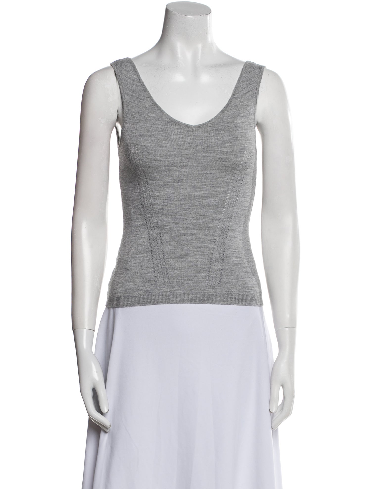 Alessandro Dell'Acqua Wool Scoop Neck Top