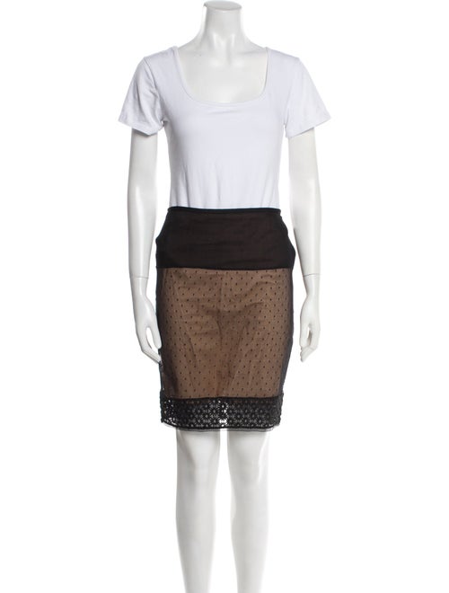 Alessandro Dell'Acqua Lace Pattern Skirt Set