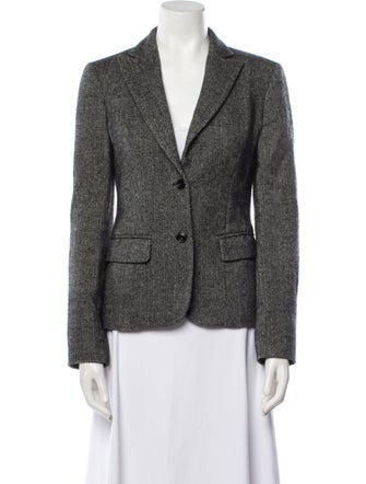 Alessandro Dell'Acqua Virgin Wool Tweed Pattern Blazer