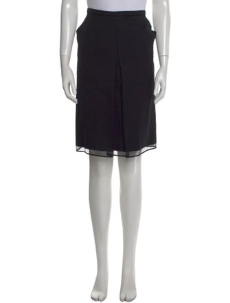 Alessandro Dell'Acqua Wool Knee-Length Skirt