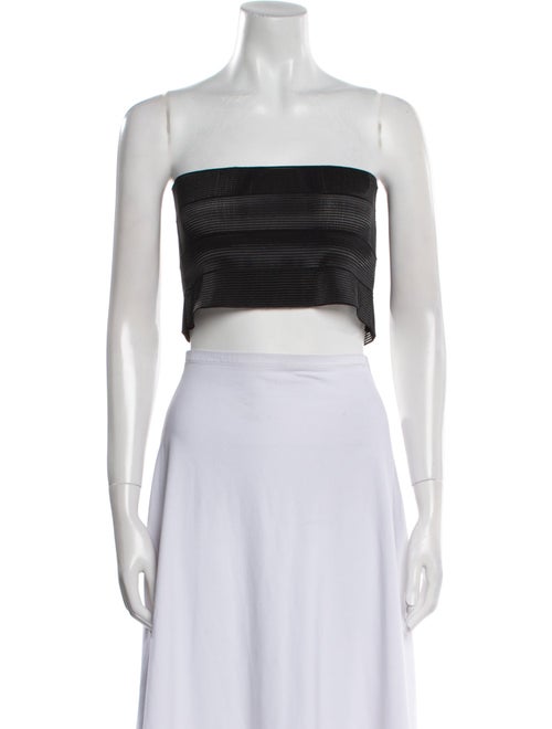 Alessandro Dell'Acqua Strapless Crop Top
