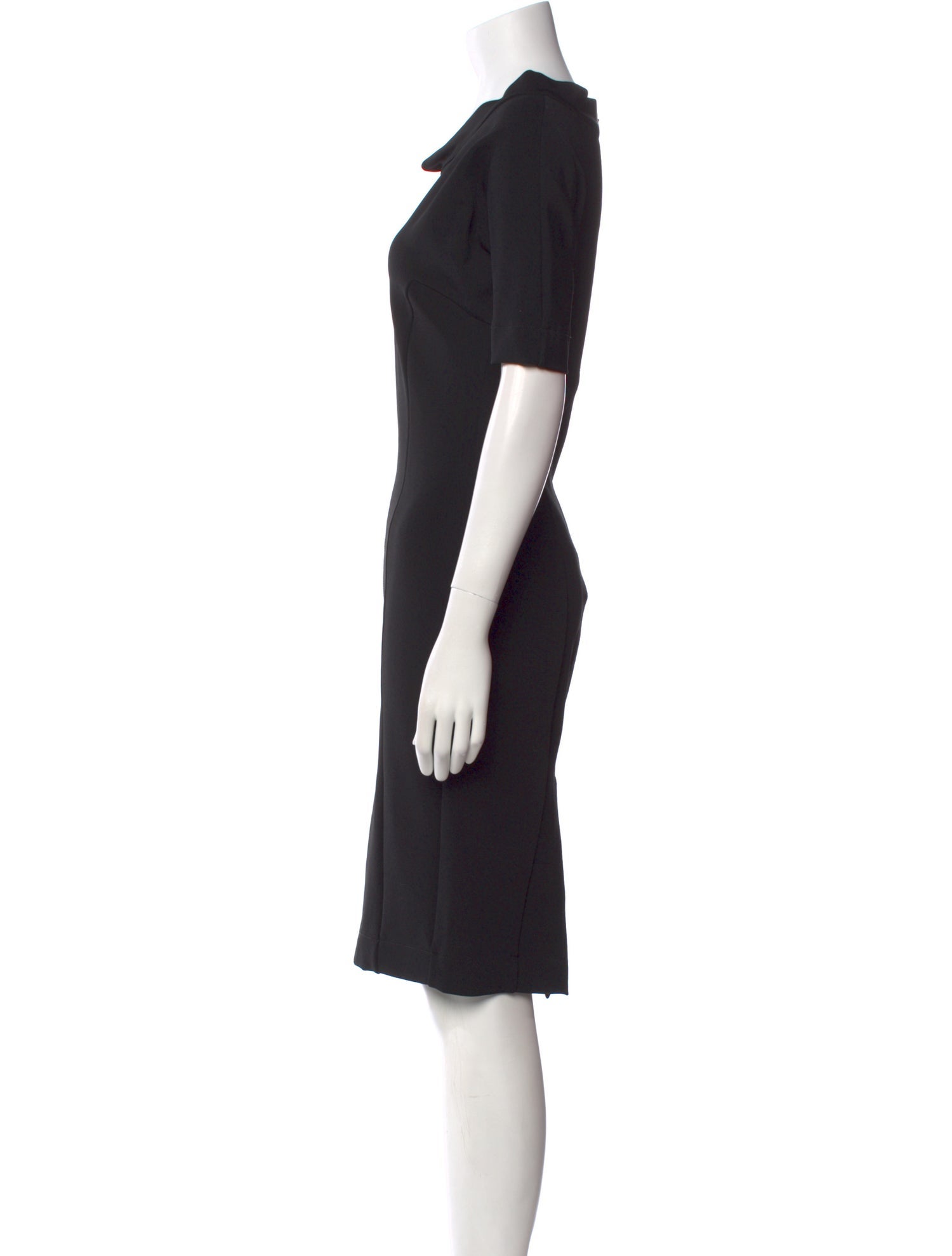 Alessandro Dell'Acqua Cowl Neck Knee-Length Dress