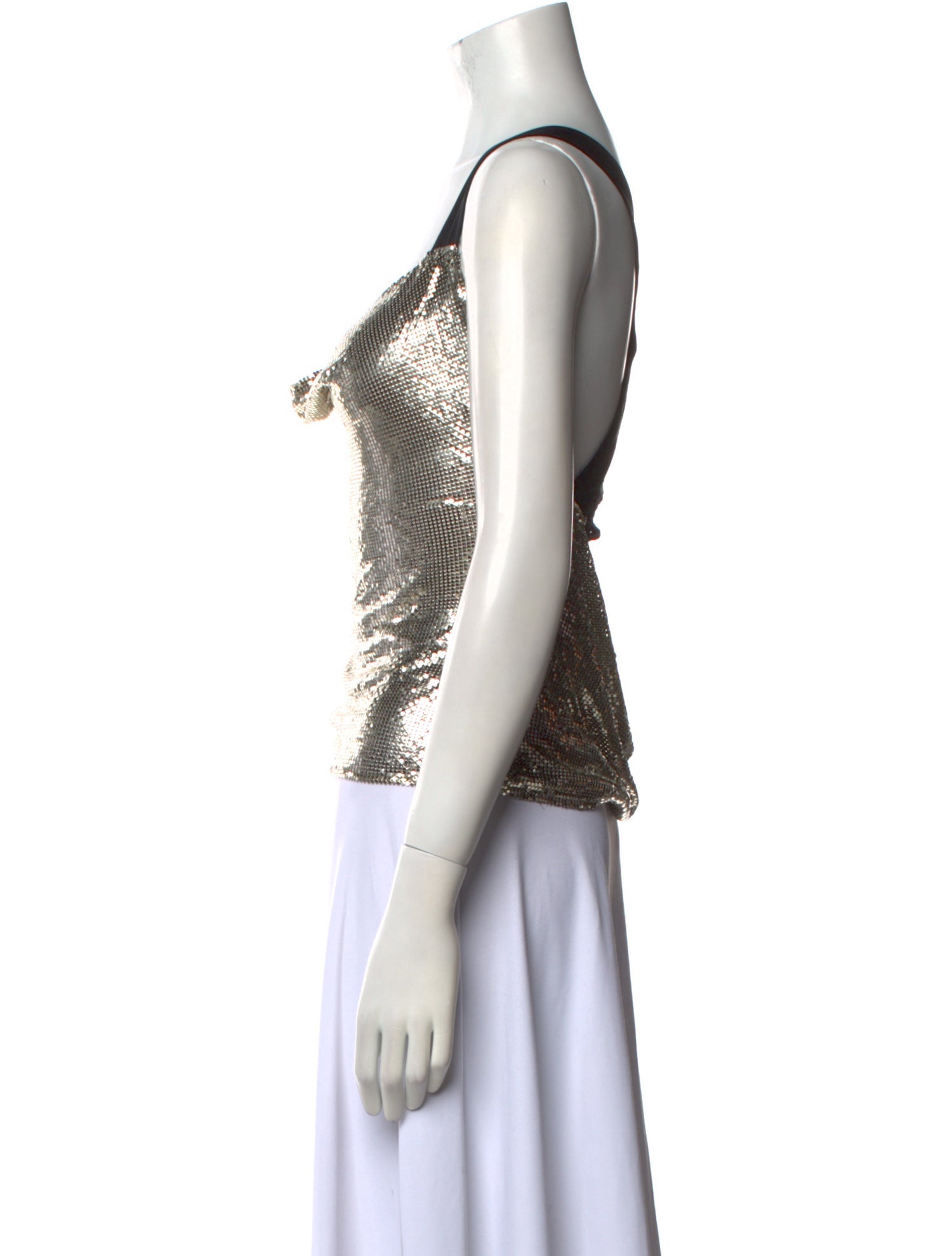 Alessandro Dell'Acqua Cowl Neck Sleeveless Top