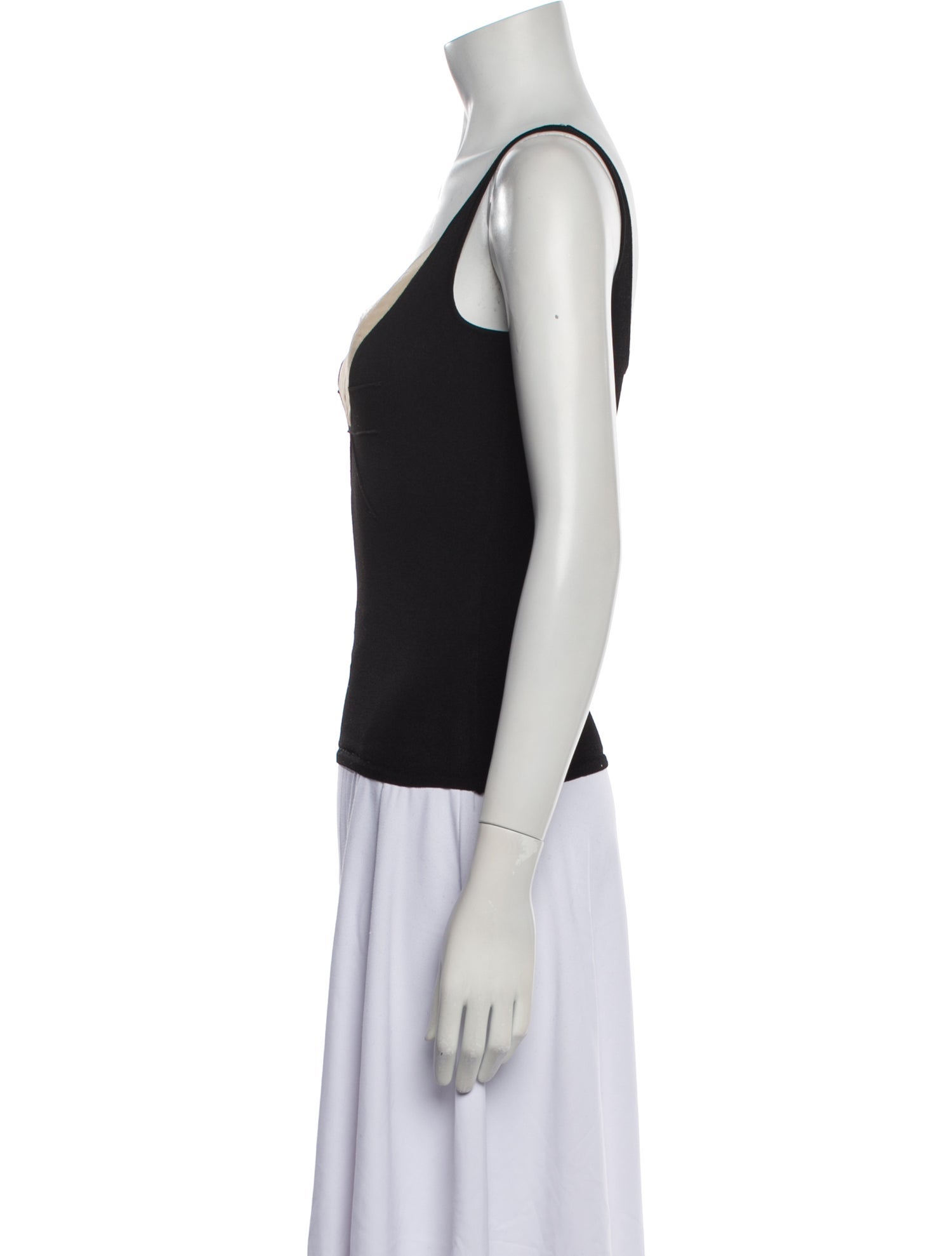 Alessandro Dell'Acqua V-Neck Sleeveless Top